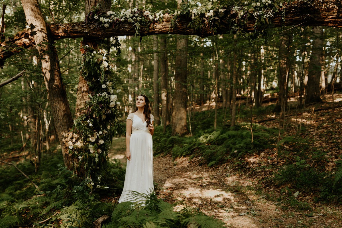 Bekah Kay Creative Maryland Wedding Photographer Forest Elopement 0167