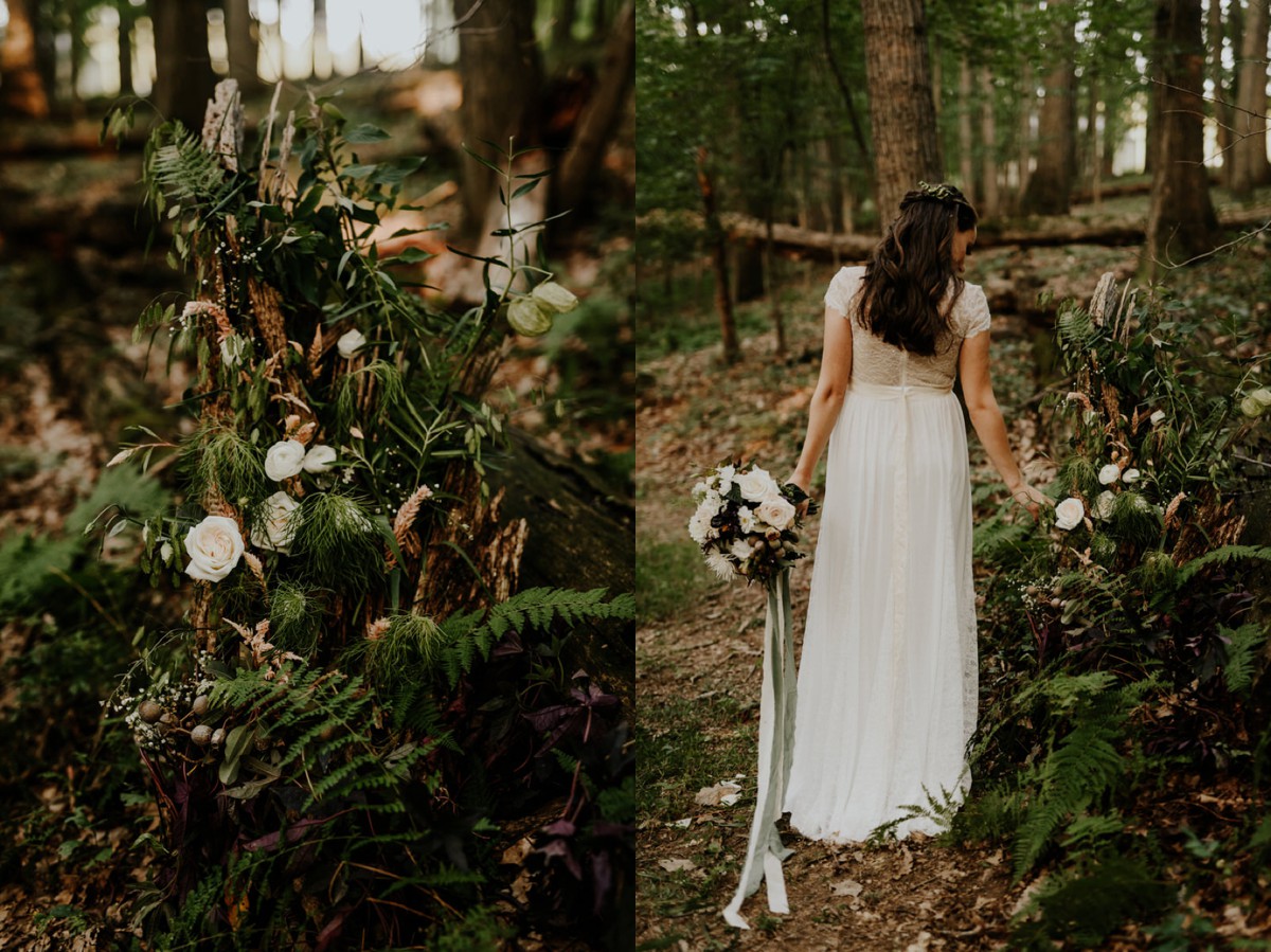 Bekah Kay Creative Maryland Wedding Photographer Forest Elopement 0175