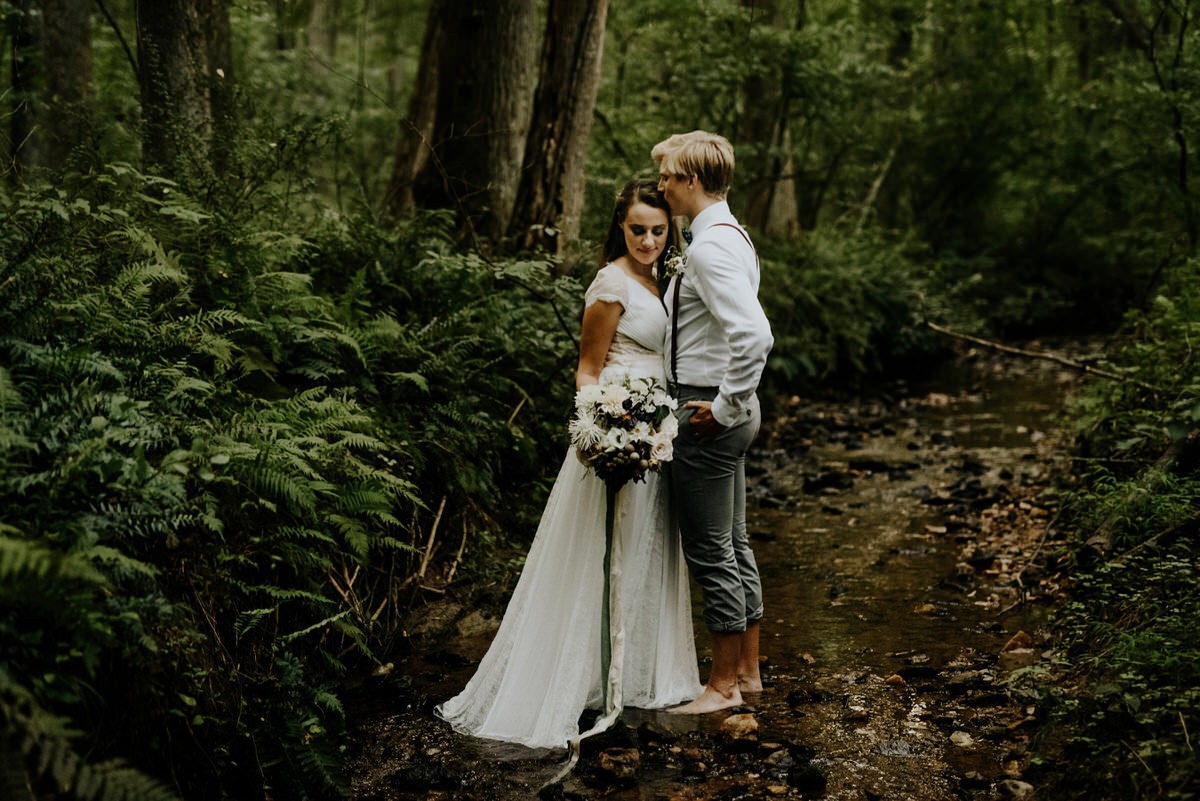Bekah Kay Creative Maryland Wedding Photographer Forest Elopement 0185