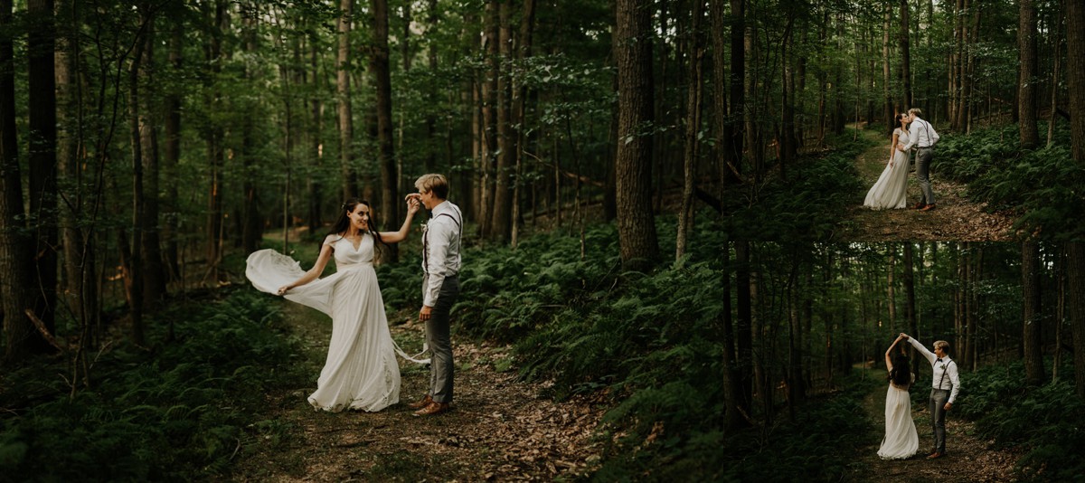 Bekah Kay Creative Maryland Wedding Photographer Forest Elopement 0186