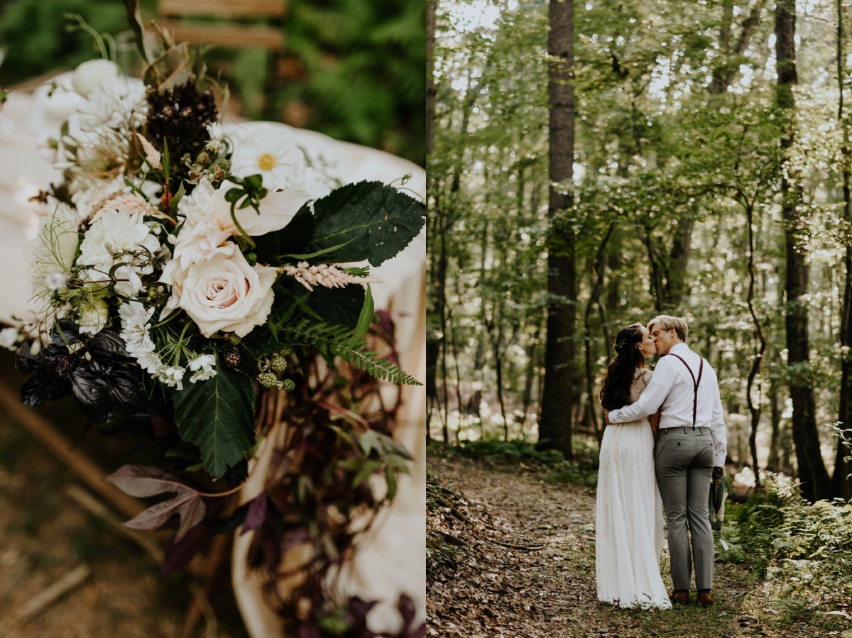 Bekah Kay Creative Maryland Wedding Photographer Forest Elopement 0195
