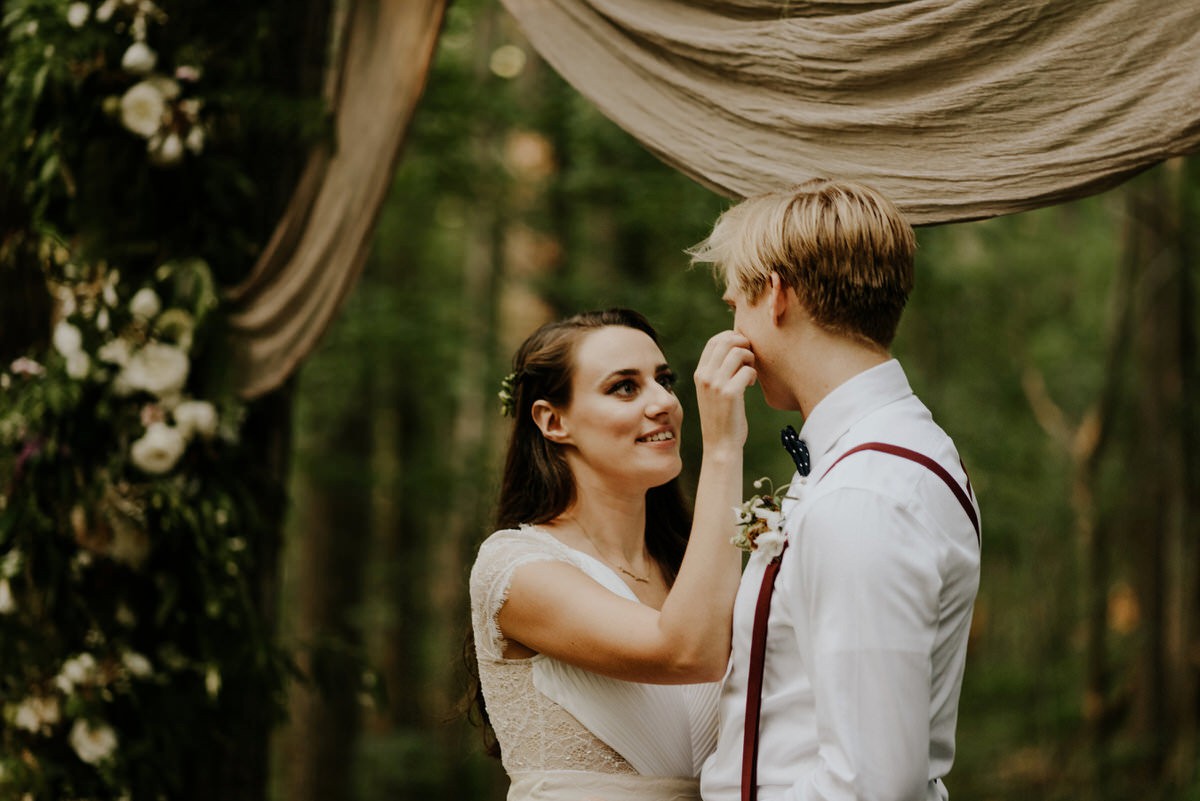Bekah Kay Creative Maryland Wedding Photographer Forest Elopement 0197