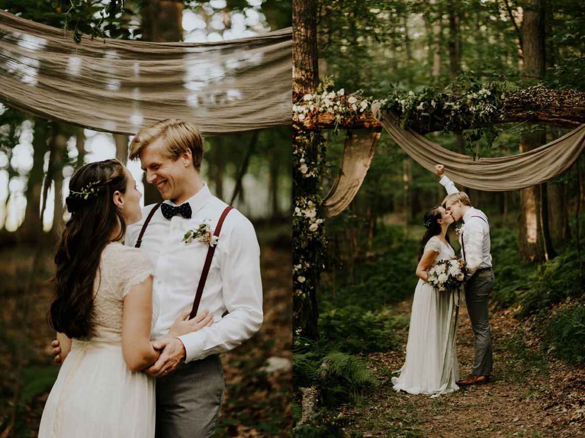 Bekah Kay Creative Maryland Wedding Photographer Forest Elopement 0198