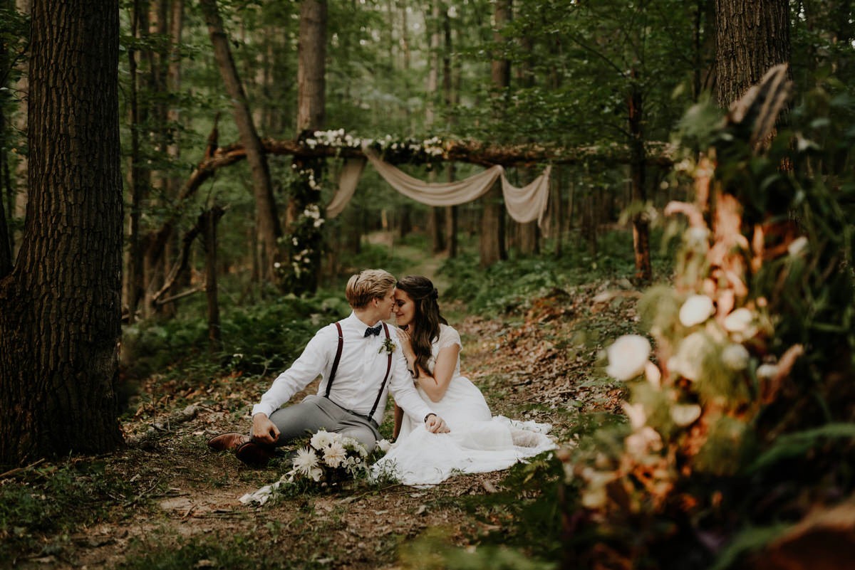 Bekah Kay Creative Maryland Wedding Photographer Forest Elopement 0210