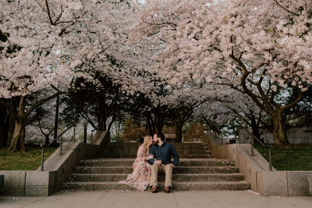 DC Cherry Blossom Engagement 10