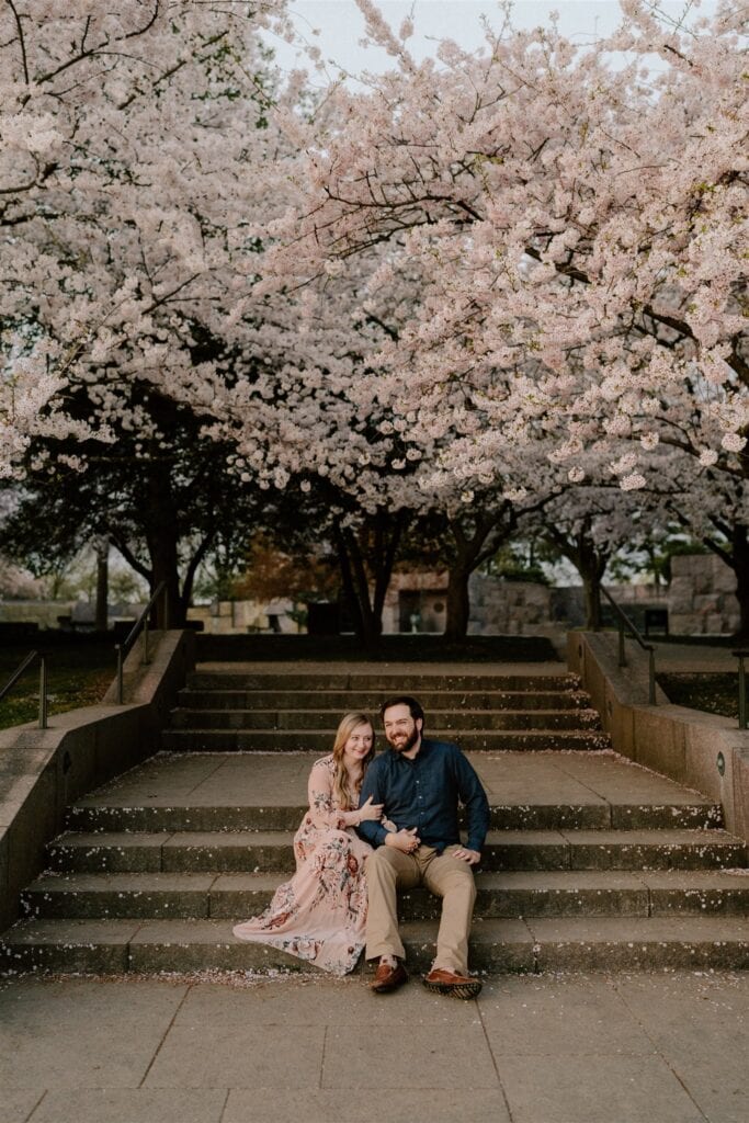 DC Cherry Blossom Engagement 15