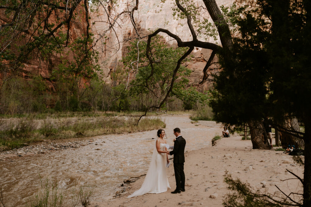 Temple of Sinawava Elopement in Zion National Park
