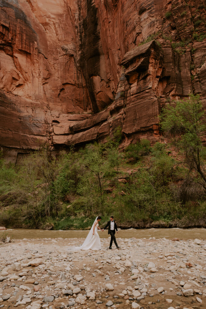Temple of Sinawava Elopement in Zion National Park