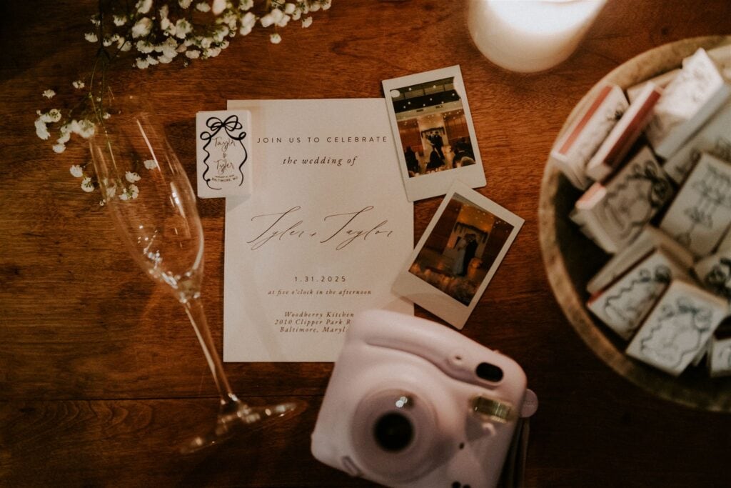 winter wedding details at Woodberry Kitchen, Baltimore