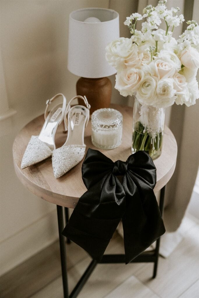 bridal detail flatlay