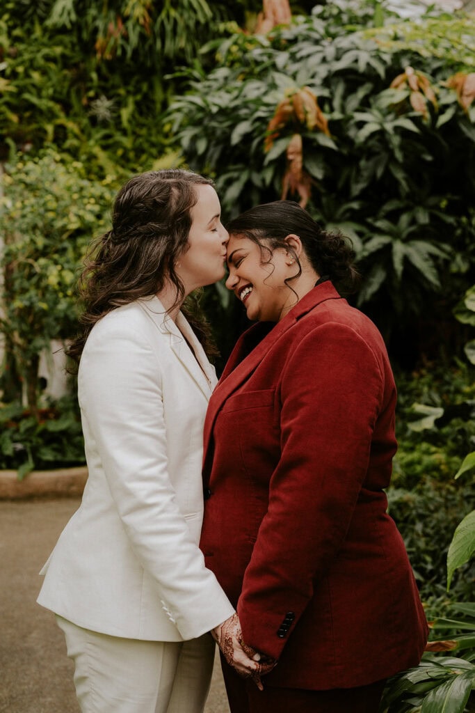 south asian wedding elopement at rawlings conservatory