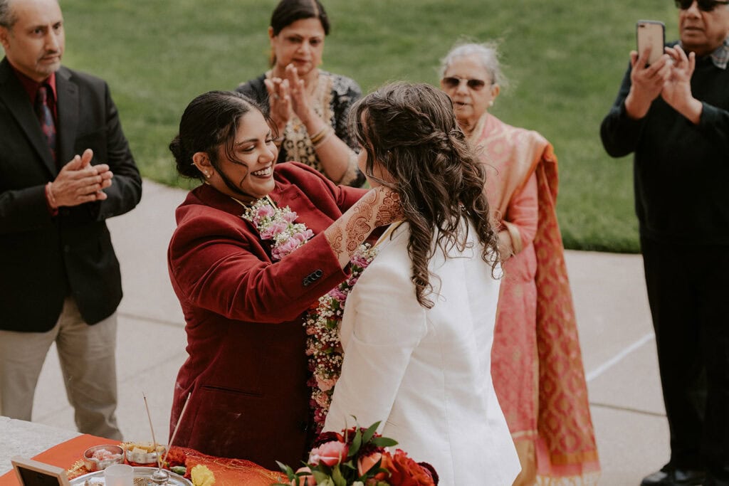 brides during south asian wedding rituals