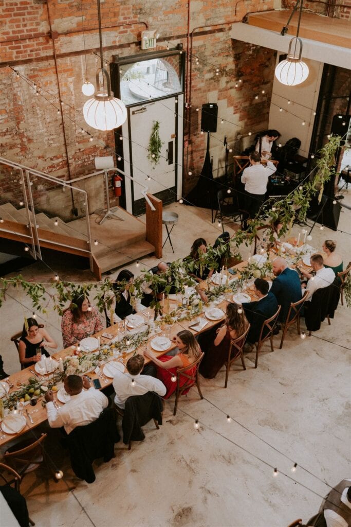candid wedding reception moments at the woodberry kitchen