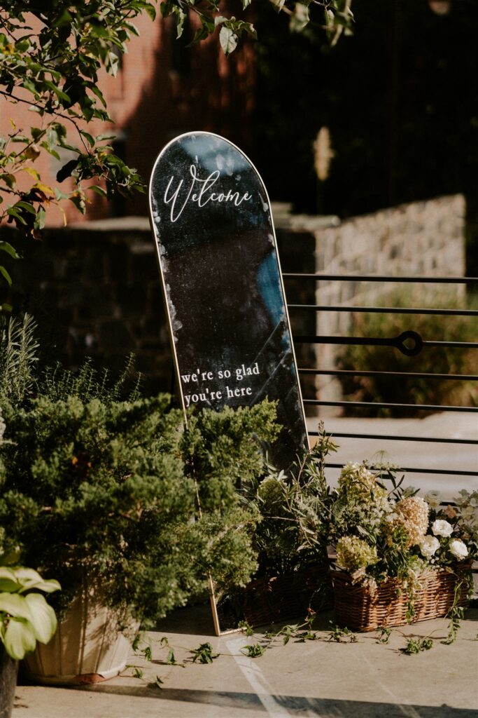 italian inspired wedding ceremony decor for a woodberry kitchen wedding in baltimore