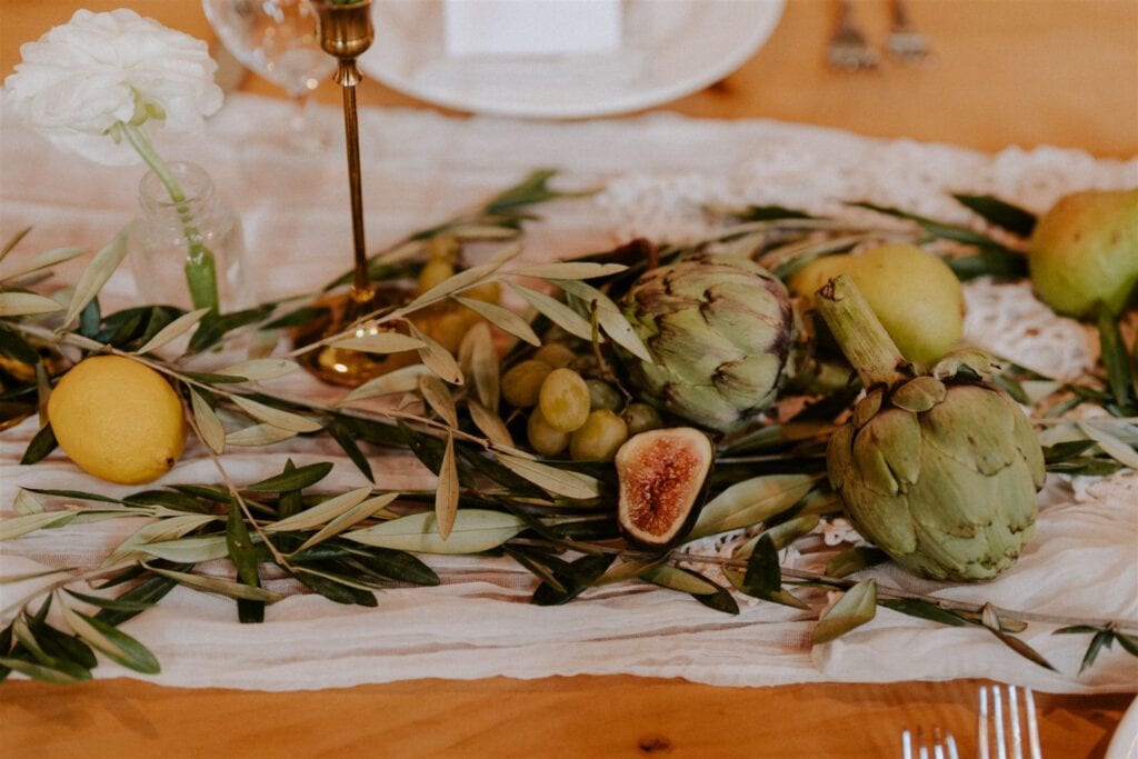 italian inspired decor for a woodberry kitchen wedding in baltimore